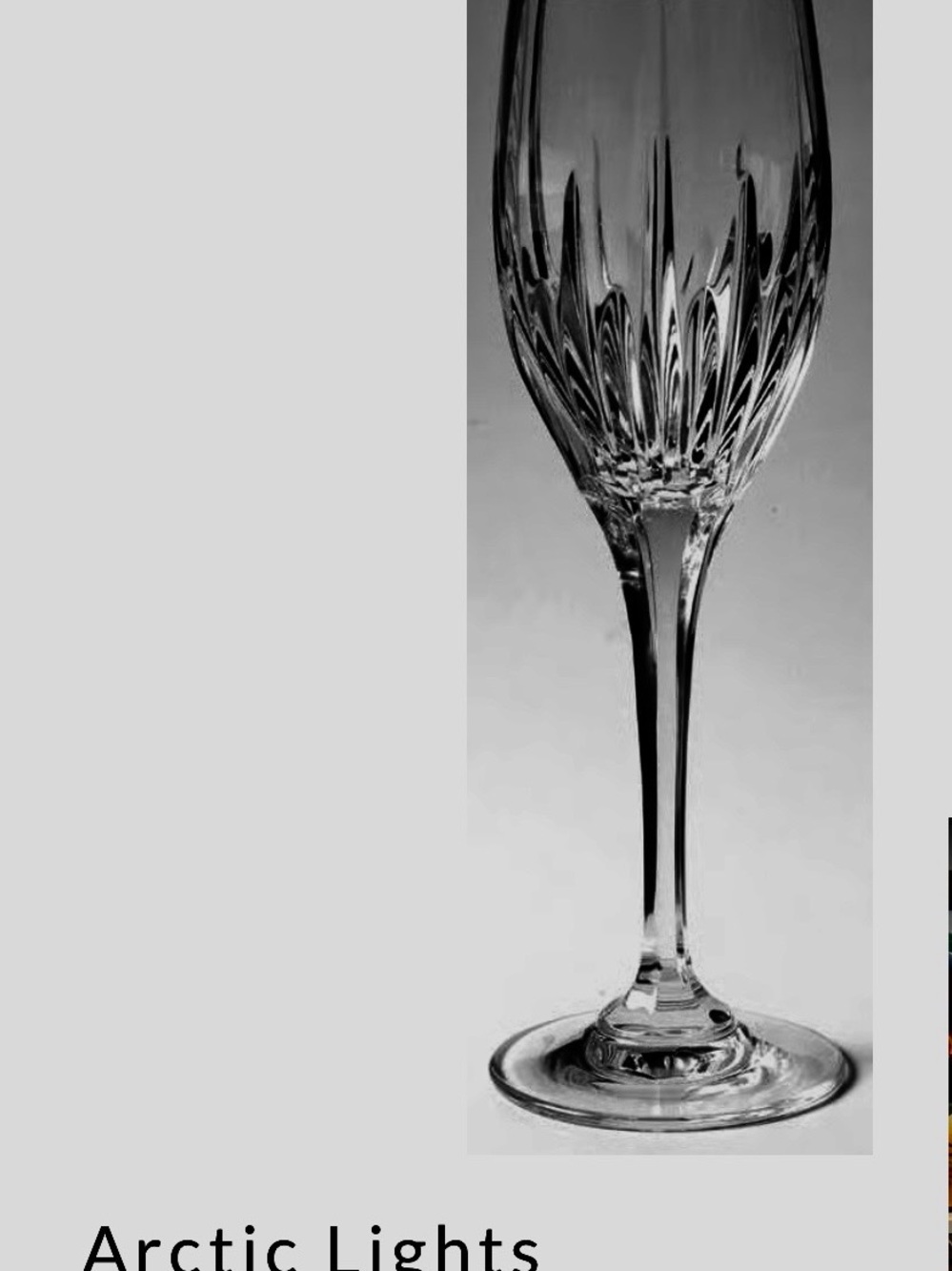 Clear Crystal Wine Glass - Elegant Stemware